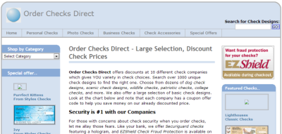 Order Checks Direct